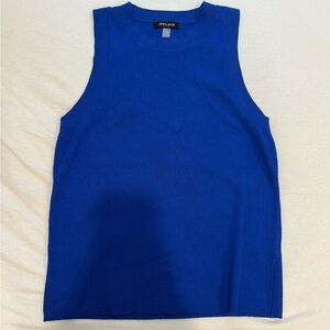 Cable & Gauge Blue Sleeveless Top